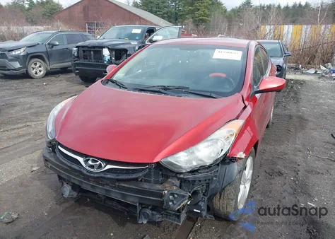 2013 Hyundai Elantra Gls (Ulsan Plant) из США, поврежденный, VIN KMHDH4AE1DU800893